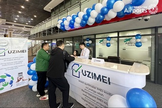 A mobile device IMEI registration point has been opened at Tashkent Airport