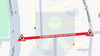 Toshkentdagi Oʻzbekiston ovozi koʻchasining bir qismi 30-maygacha yopiladi