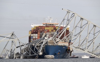 Baltimordagi ko'prikning qulab tushishi oqibatida olti kishi hayotdan ko'z yumdi