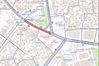 Тошкентдаги яна бир кўчада автомобиллар ҳаракати вақтинча чекланади