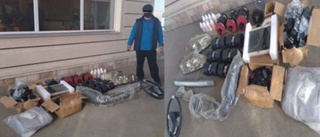 Автобусда яширилган товар-моддий бойликлар фош бўлди