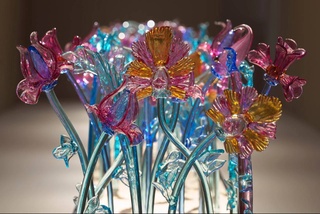 The exhibition "Fragile garden embroidery of Uzbekistan made of Murano glass" opened in Venice