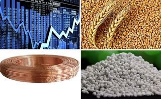 На Узбекской республиканской товарно-сырьевой бирже снизились цены на пшеницу, медь катодную и аммофос