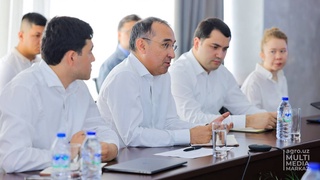 Ҳайати вакилони Агентии «Ӯзбеккосмос» бо роҳбарияти вазорати кишоварзӣ мулоқот кард