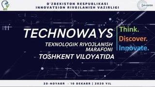 Тошкент вилоятида «Technoways» технологик ривожланиш марафони старт олди