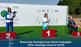 Para o‘q otish: Shaxnoza Mamajonova jahon kubogida oltin medalga sazovor bo‘ldi