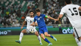 После дубля Туркменистану Элдор Шомуродов стал лучшим бомбардиром сборной Узбекистана