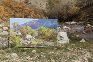 «Экология и изменение климата - глазами художников»: созданы картины богатой и уникальной природы Узбекистана