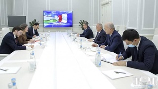 Ҳокими шаҳри Тошканд бо Сафири Ҷумҳурии Фаронса мулоқот анҷом дод