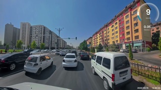 Toshkentdagi Maxtumquli ko‘chasida svetoforlar "yashil to‘lqin" tamoyili asosida sozlandi