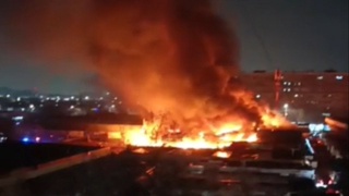 Toshkentdagi “Aviasozlar” bozorida yirik yongʻin sodir boʻldi