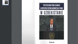 Польшада “Өзбекстанда сот-құқық реформалары жағдайында адам құқына құрмет” брошюрасы шықты