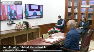 O'zbekiston elchisi Hindiston Prezidentiga ishonch yorlig'ini topshirdi