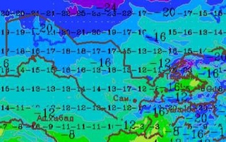 Ertaga sovuq arktik antisiklon ta'siri yanada kuchayadi