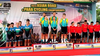 Узбекские велоспортсмены завоевали первые медали на ЧА