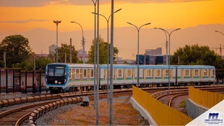 На наземной кольцевой линии Ташкентского метро временно изменится график движения поездов