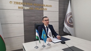 Qozogʻiston notarial palatasi bilan memorandum imzolandi
