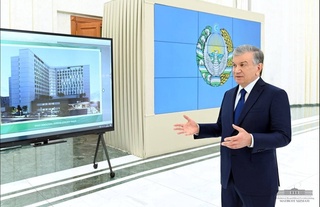 Президент ознакомился со строительными проектами