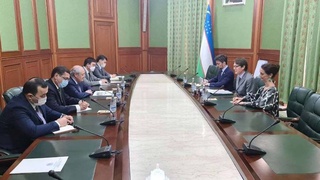 Abdulaziz Kamilov meets with the British Ambassador and the UN Resident Coordinator