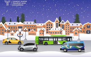 Совуқ сабаб Тошкентда айрим йўналишдаги микроавтобуслар ҳаракати тўхтатилди
