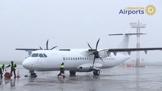 В Ташкенте встретили новый самолет авиакомпании «Silk Avia»