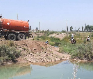 Saneg: на установке подготовки нефти в Ходжаабаде произошел кратковременный выброс технической воды