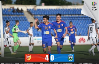 «Насаф» футбол клуби «Олой»ни йирик ҳисобда мағлуб қилди