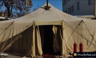 Вазорати дифоъ дар Тошканд ошхонаҳои саҳроӣ-ҳарбӣ ҷойгир кард - нишониҳо