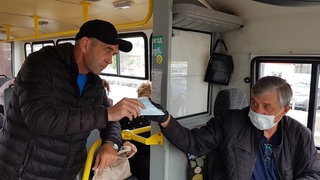 Пойтахтимиз жамоат транспортида йўловчиларга қўлқоп бепул тақдим этилади