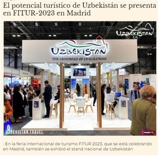 O‘zbekistonning butunjahon turizm ko‘rgazmasidagi ishtiroki Ispaniya OAV diqqat markazida