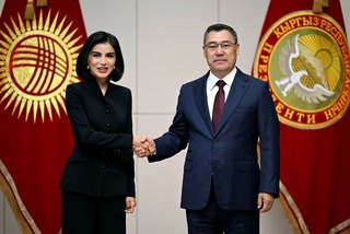 Президент Садыр Жапаров принял Руководителя Администрации Президента Узбекистана Саиду Мирзиёеву