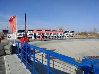 Suv taqsimlovchi inshoot ishga tushirildi