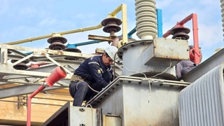 В АО «Навоийская ТЭС» завершен капитальный ремонт резервного трансформатора