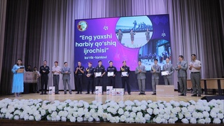 "Энг яхши ҳарбий қўшиқ ижрочиси” танловининг республика босқичи ўтказилди