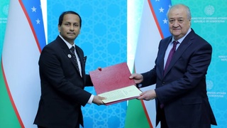 Абдулазиз Камилов Бангладеш Халқ Республикасининг Фавқулодда ва Мухтор Элчисини қабул қилди