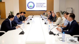 В столичном хокимияте состоялась встреча с бизнес-делегацией Эстонии