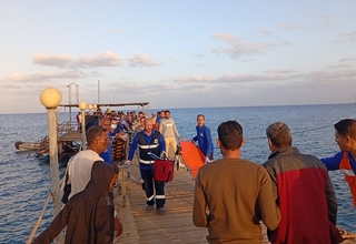 28 people were rescued from a tourist yacht that sank off the coast of Egypt