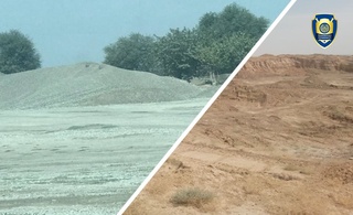 Икки вилоятда ноқонуний қум-шағал қазиб олиш ҳолатлари аниқланди