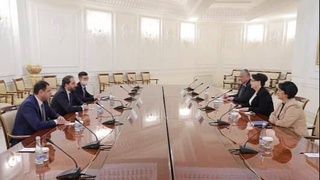 Состоялась встреча с председателем группы дружбы парламента Грузии с парламентом Узбекистана