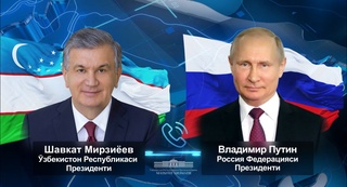 Leaders of Uzbekistan and Russia hold a telephone conversation