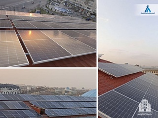 «Ўзкимёсаноат» АЖ асосий биносига 200 кВт қувватдаги қуёш фотоэлeктр станцияси ўрнатилди