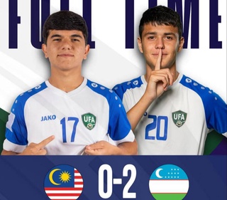 Молодежка Узбекистана U20 обыграла Малайзию на выезде