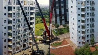 Хитойликлар 28 соат ичида уй қуришди