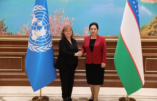 Сенат Раиси БМТнинг Ўзбекистондаги доимий координатори билан учрашди