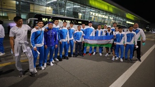 Ўзбекистон спорт делегацияси Қозонга етиб борди