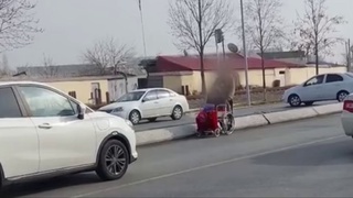 Ўзини ногирон кўрсатиб, тиланчилик қилган икки йигит қамалди