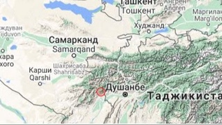 Слабое землетрясение произошло на юге Узбекистана