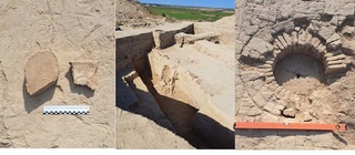 Оққўрғон туманидан XI-XII ва VII-VIII асрларга оид маҳобатли иншоот қолдиқлари топилди