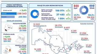 Ўзбекистонда 238 мингдан зиёд ЯТТ фаолият юритмоқда