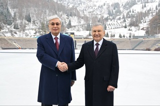 O‘zbekiston va Qozog‘iston yetakchilari "Medeu" tog‘-chang‘i klasterini borib ko‘rdilar